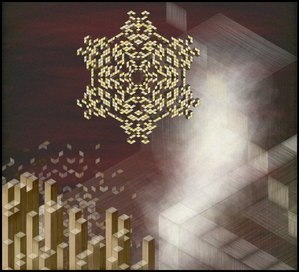 View From Our Window Depicted In Rhombuses #28